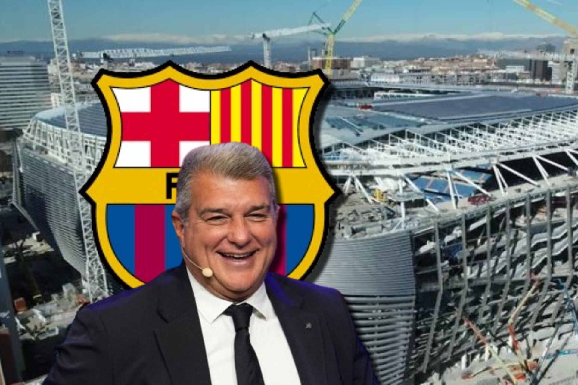 Mientras el Bernabéu parece tendedero, filtran cómo será la fachada del Camp Nou