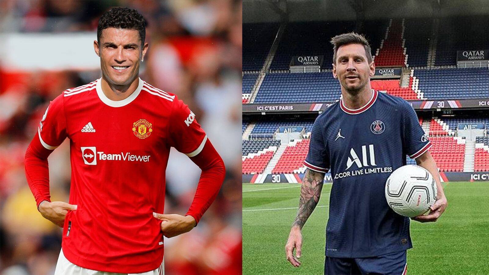 Esta es la diferencia de sueldo entre Cristiano Ronaldo y Lionel Messi ahora en sus nuevos equipos