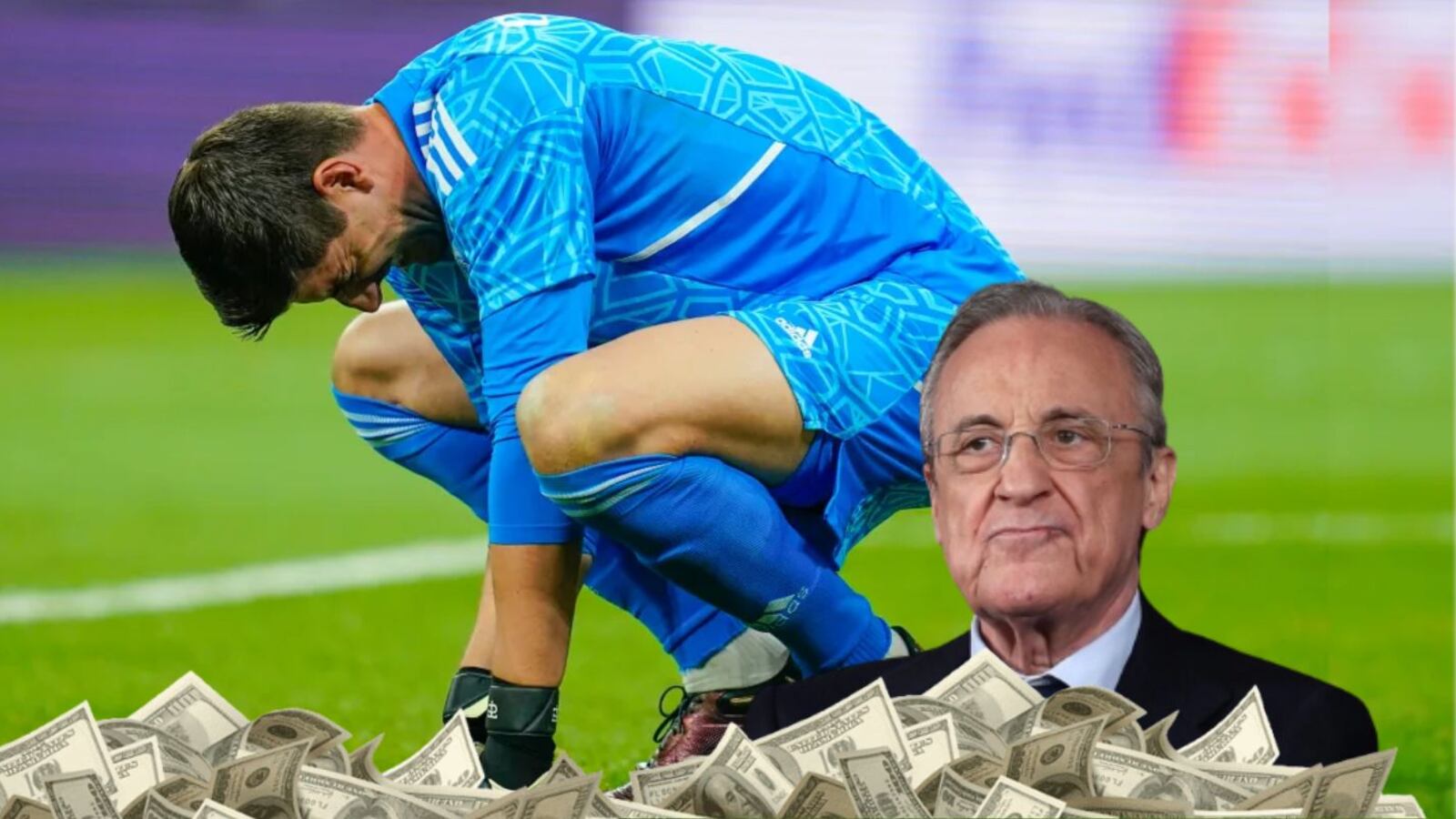 The millionaire amount that Real Madrid will lose due to Courtois' new injury