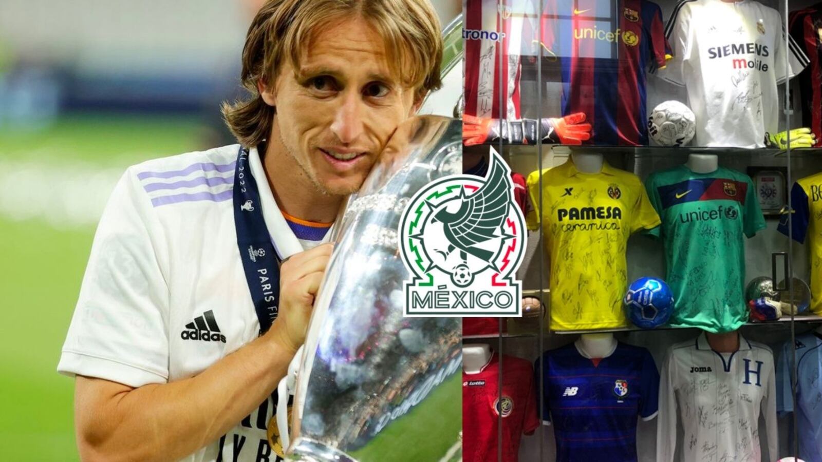 El único jugador mexicano que vale la pena para Modric, hasta tiene su jersey