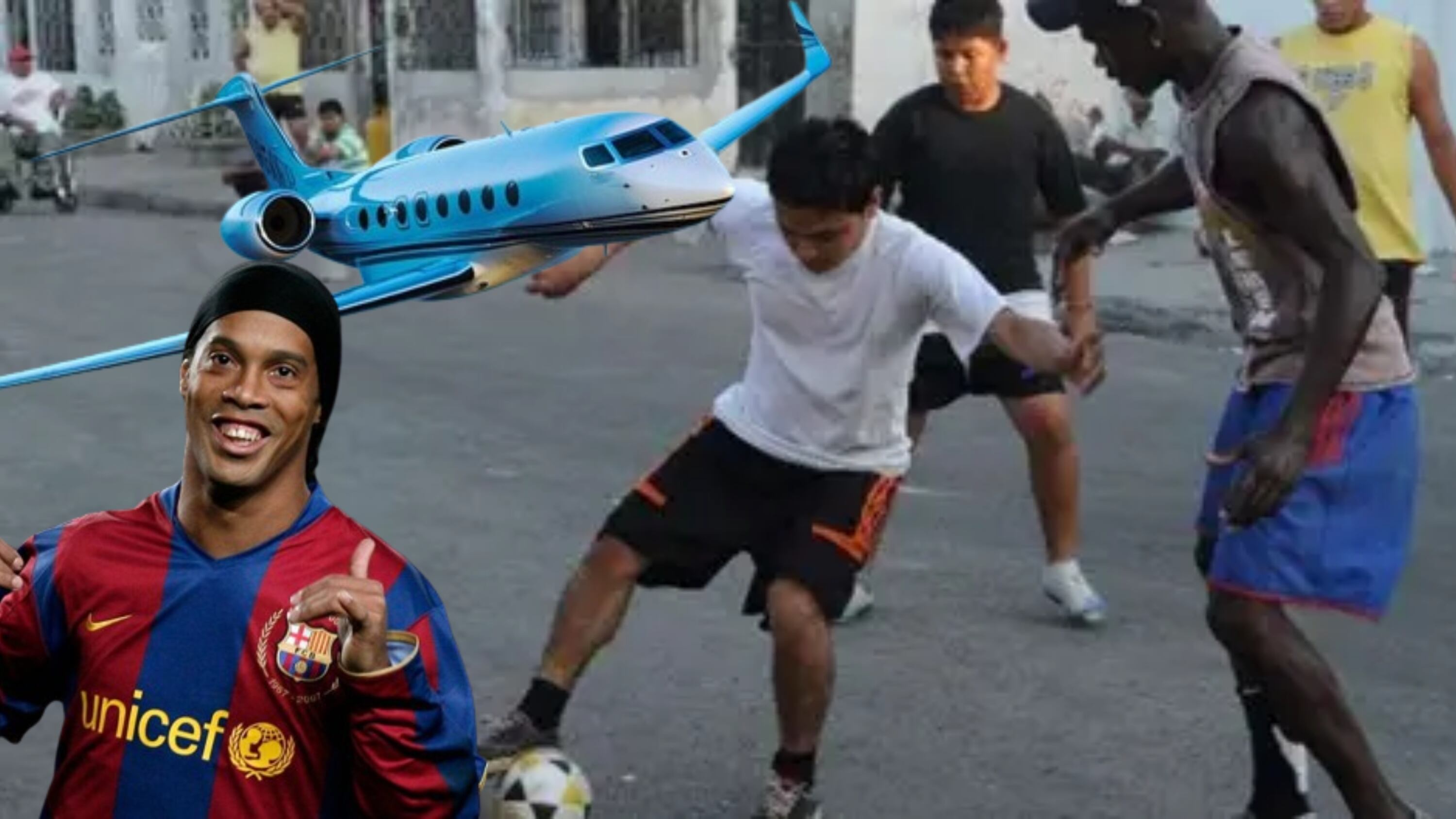 El jugador mexicano que pasó de jugar en la calle a tener un jet privado, como Ronaldinho