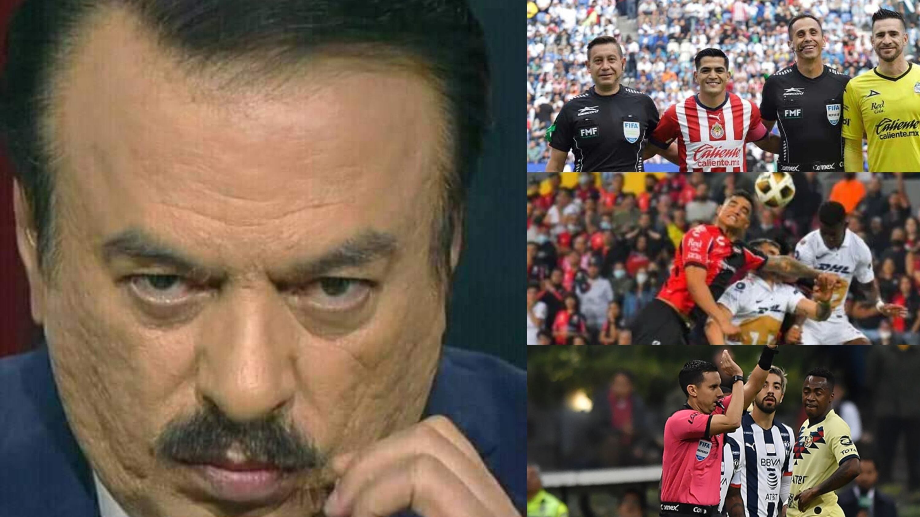 Huerta expone quién es el ayudado por arbitraje en Liga MX, más tranza que la TV