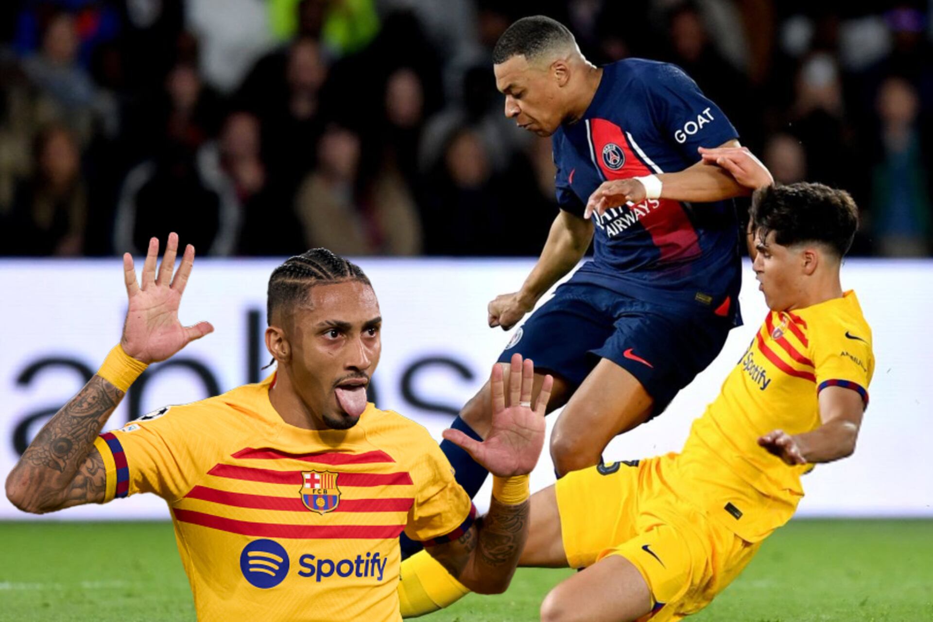 Kylian Mbappé one foot out of UCL? PSG 2-3 FC Barcelona in Paris 