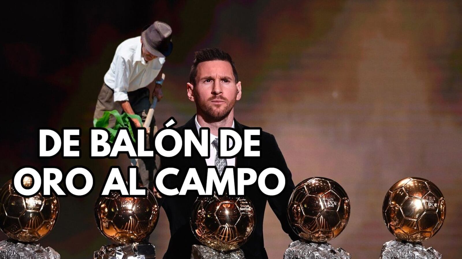 Le ganó un balón de oro a Messi, fue la figura de un Mundial, hoy trabaja en el campo
