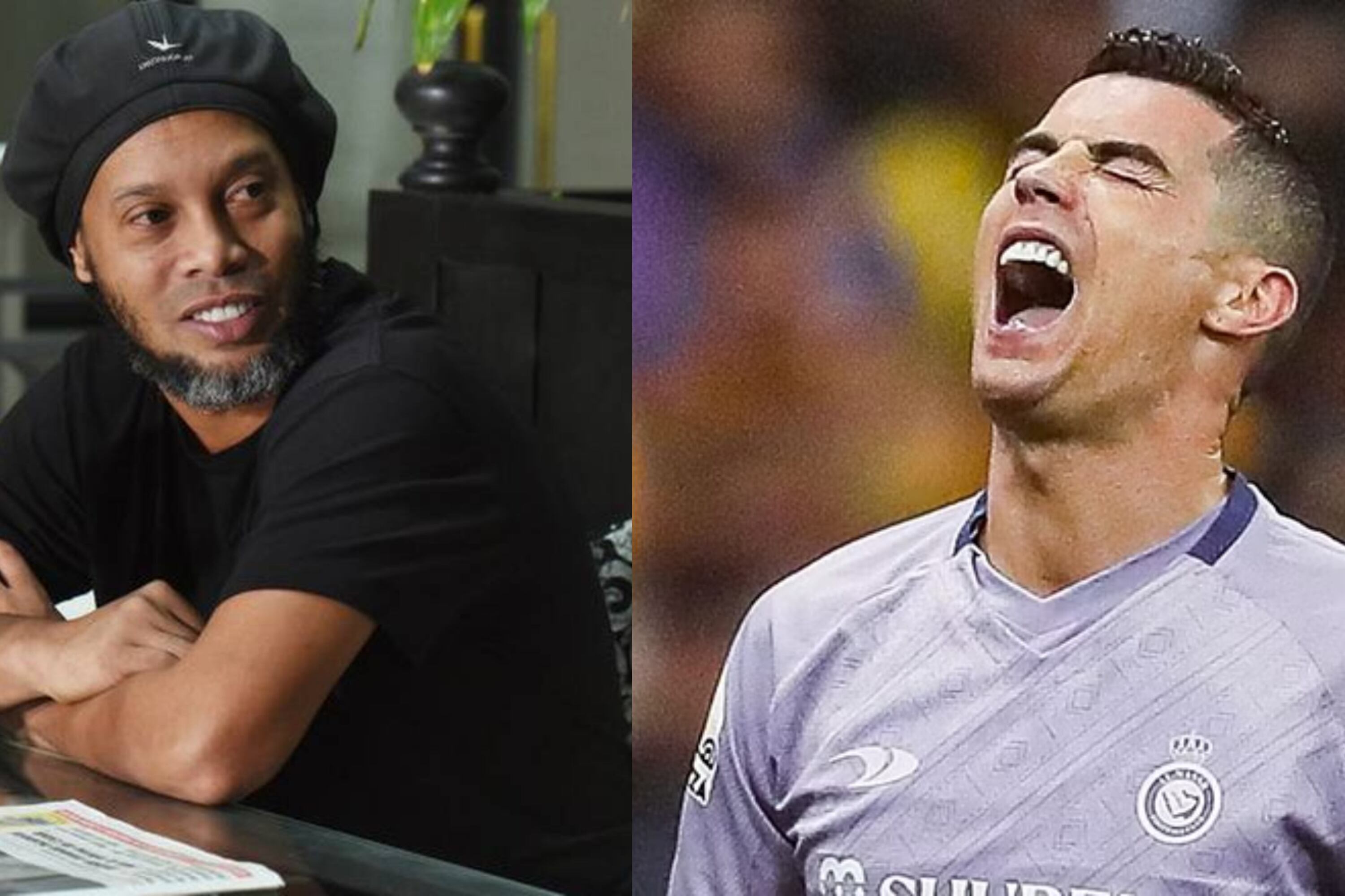 Ronaldinho's low blow to Cristiano Ronaldo to defend Lionel Messi
