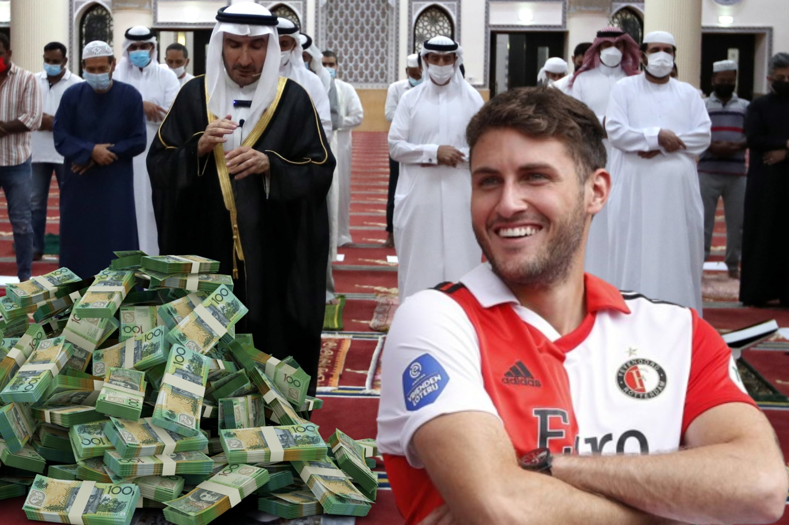 Los 60 millones de Arabia Saudita que sacarían a Santiago Giménez del Feyenoord