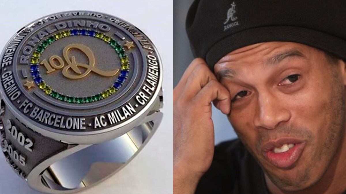 Lo que hará Ronaldinho con el anillo donde confundieron el nombre de Querétaro FC