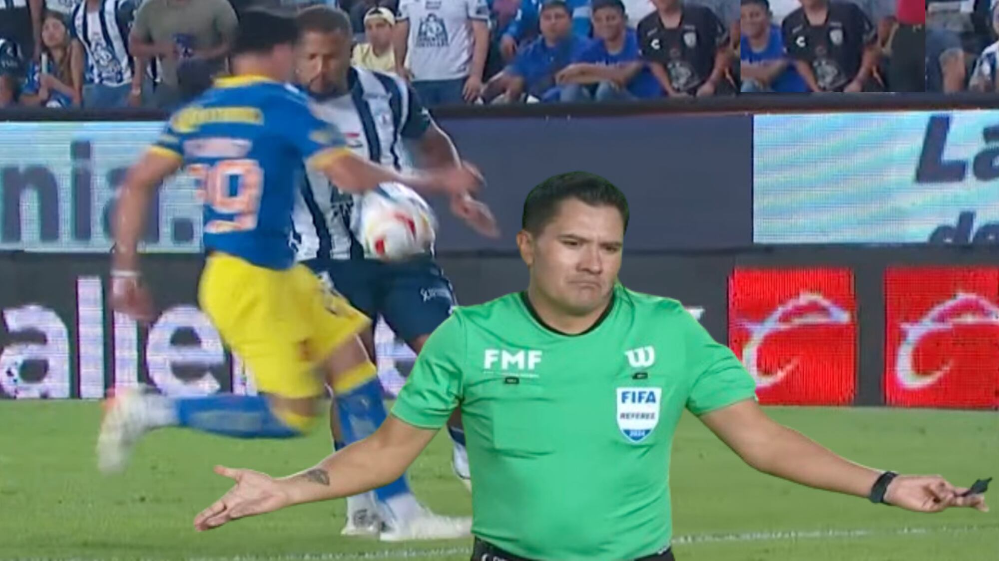 (VIDEO) Fernando Guerrero confesó el porqué no le pitó la mano evidente del América ante Pachuca