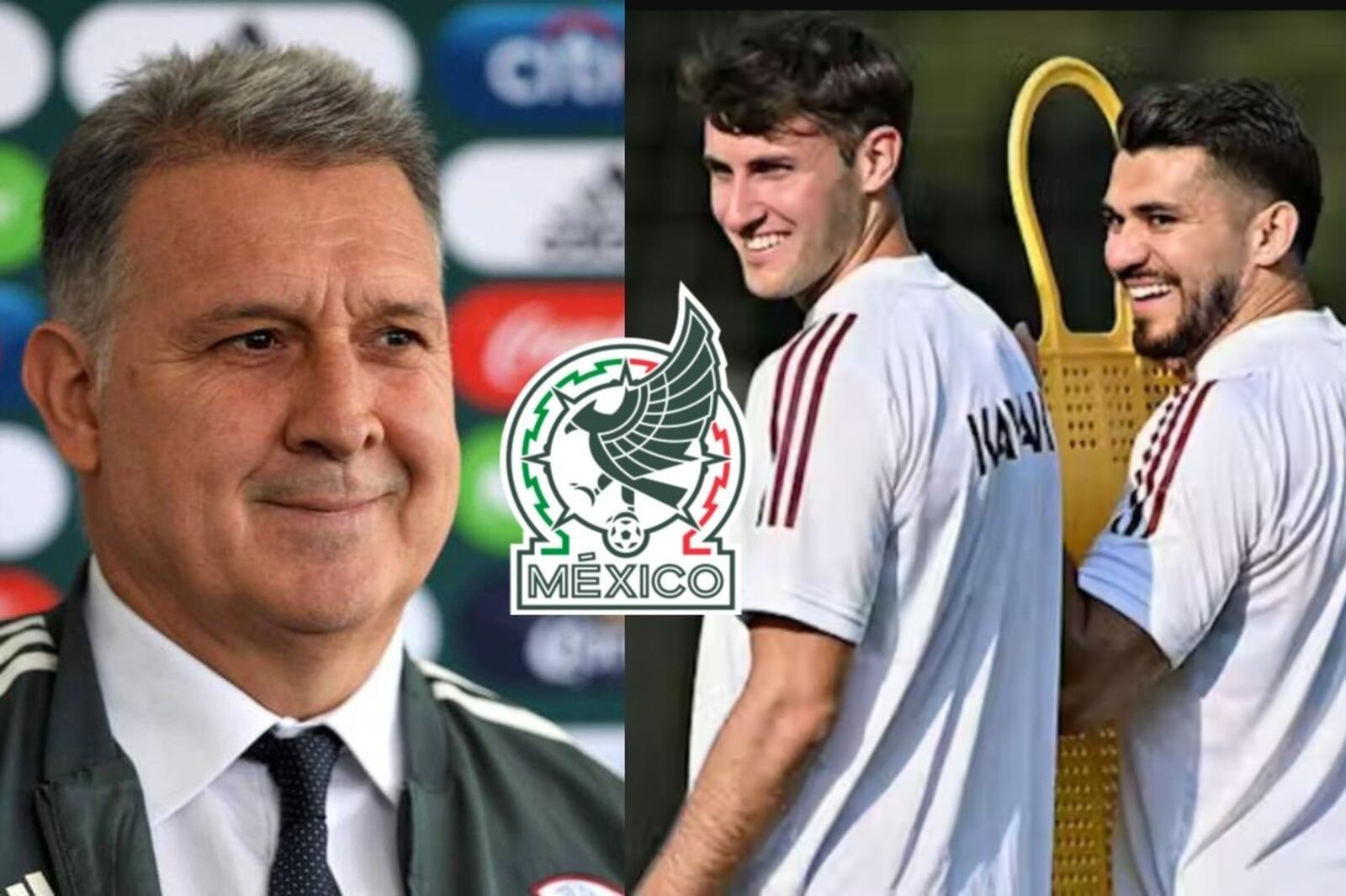 Martino is just a puppet, one month before Qatar, the one who would put players in El Tri