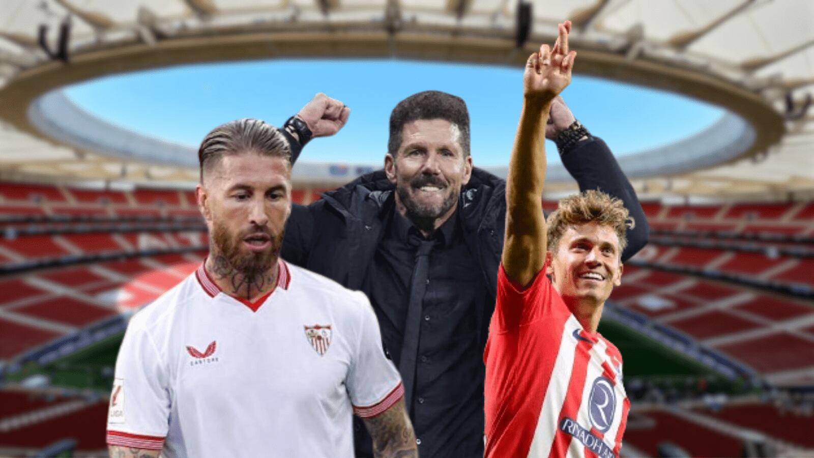 (VIDEO) Regalo de Sergio Ramos y Llorente ya pone el 1 a 0 en Atleti vs Sevilla