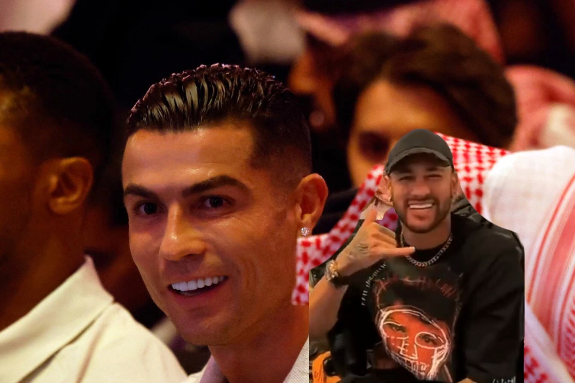 (VIDEO) Cristiano and Neymar met at Arabia, CR7 was worried about Ney’s injury and this is what they talked about