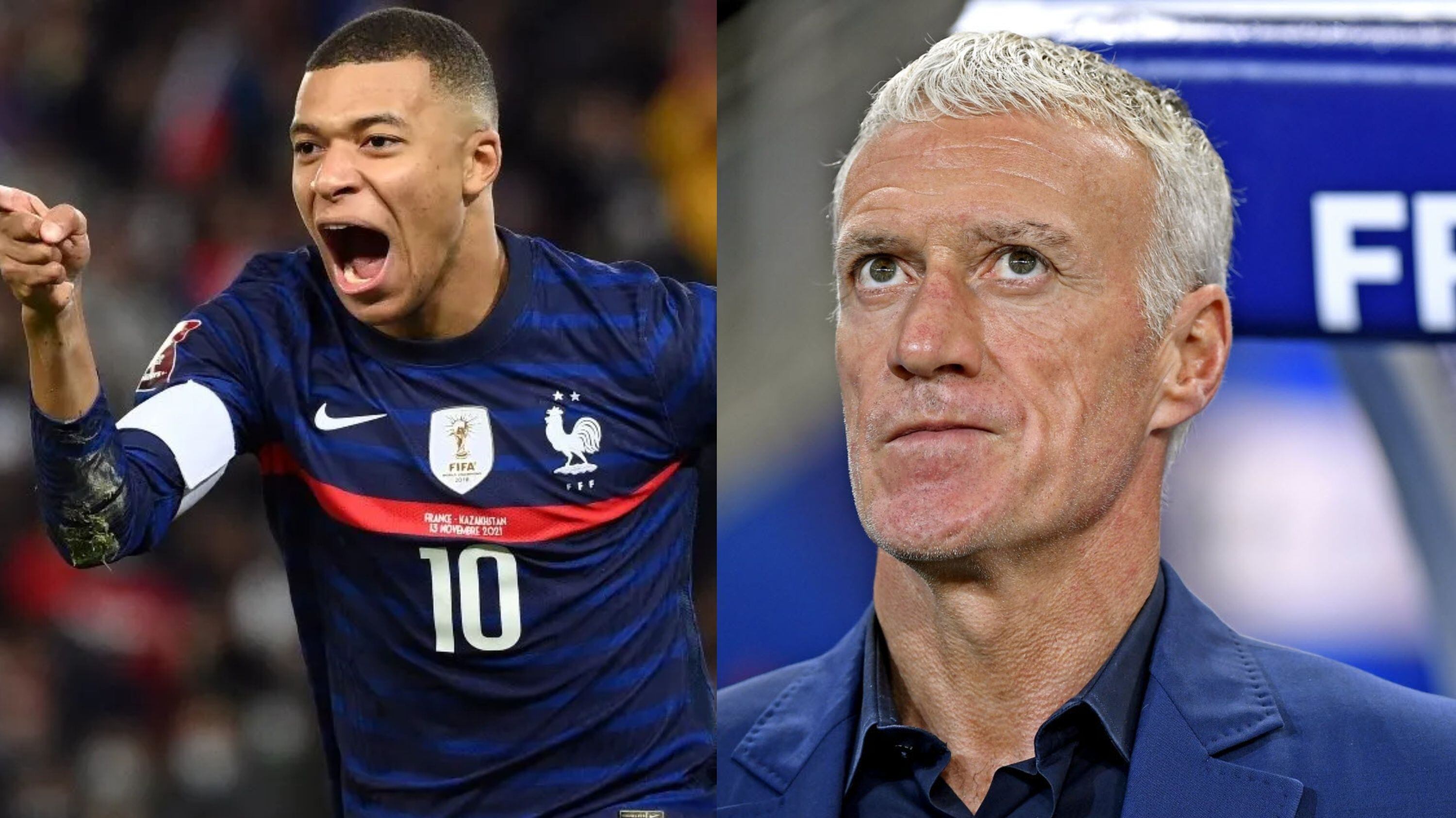 Mbappe and the message wich he states that he is not on the same level with his French teammates