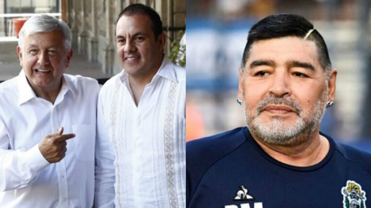 Hasta los políticos se metieron: el mensaje de AMLO por el fallecimiento de Diego Maradona
