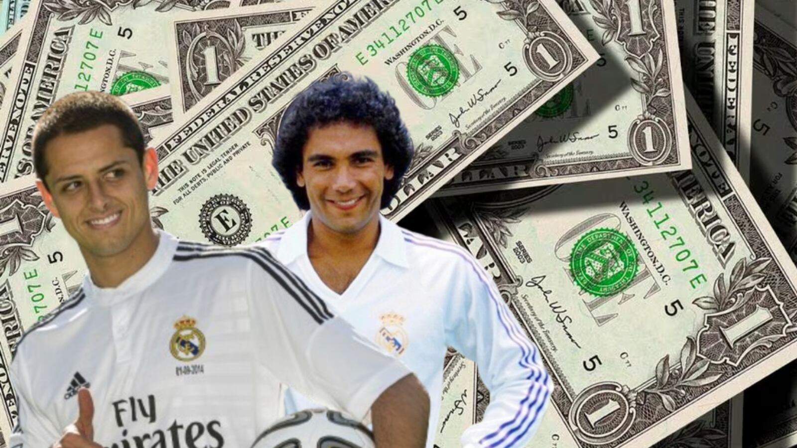 La diferencia entre el salario de Hugo Sánchez y el de Chicharito en Real Madrid
