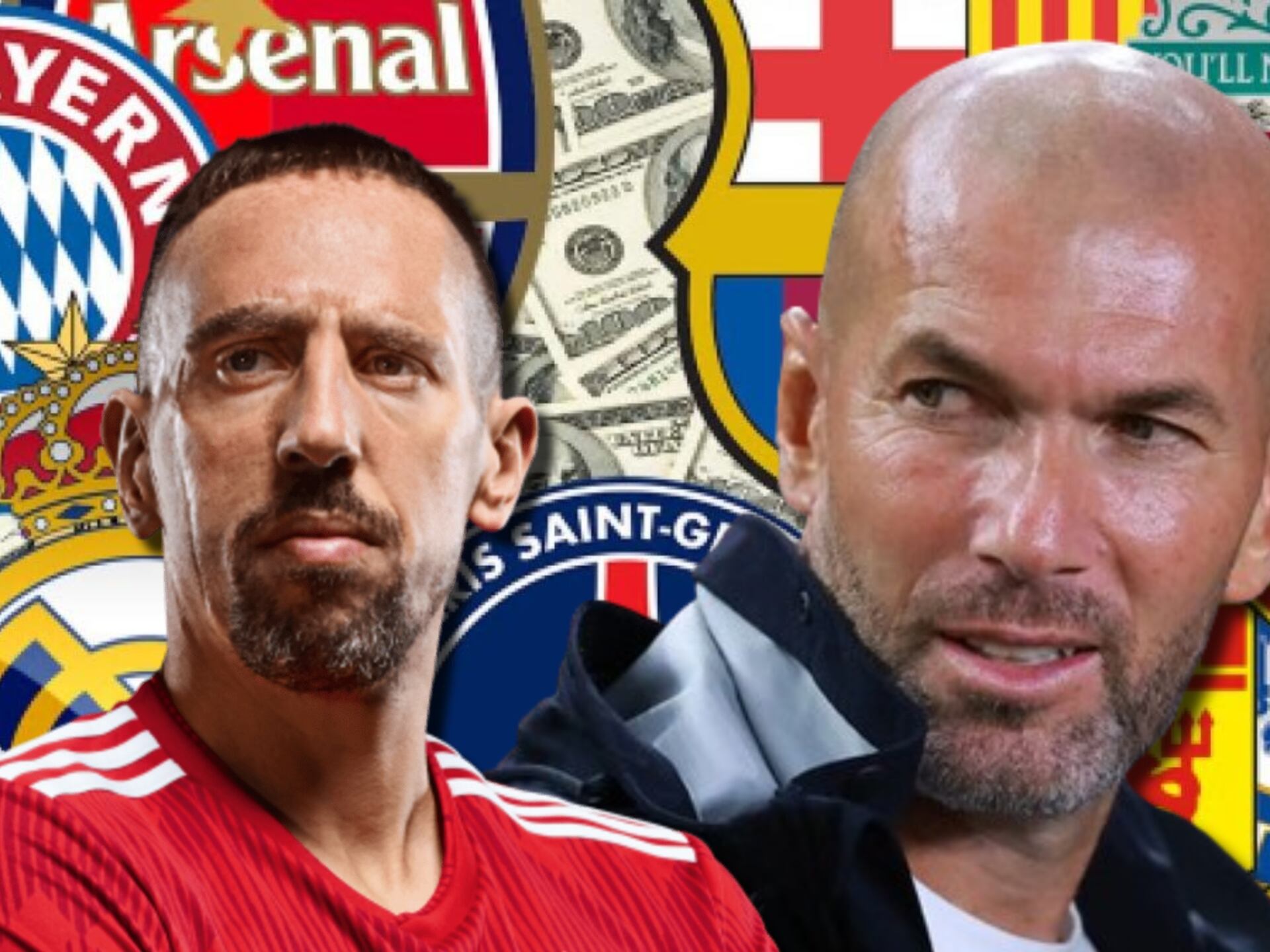 El club que quiere juntar a Zidane con Ribéry para salir campeón y dominar Europa