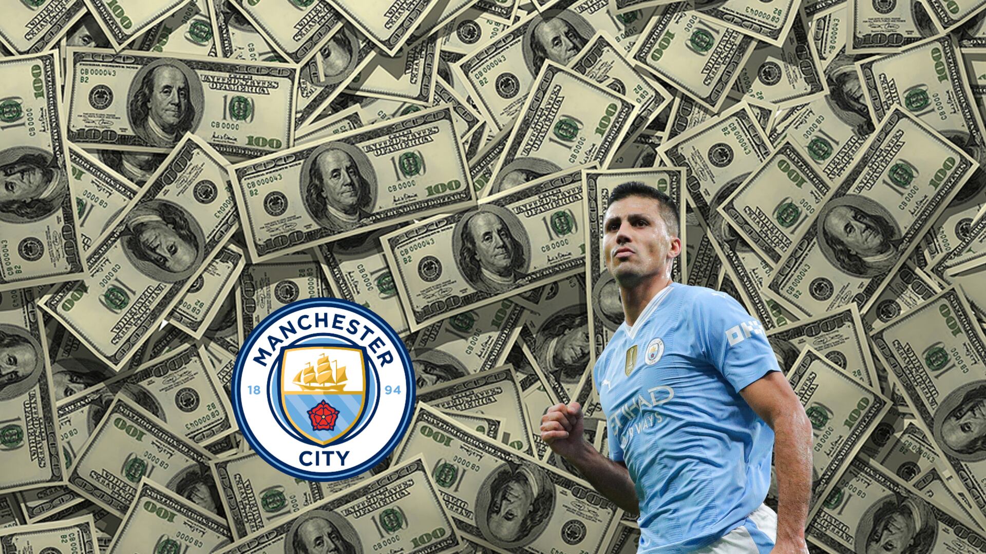 Manchester City's Rodri earns $227k a week, what his new contract will pay him