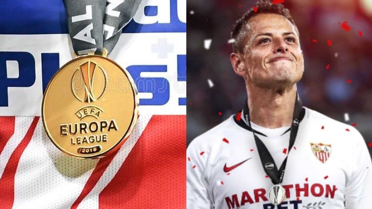 El costo de la medalla que recibirá Javier Hernández por ser campeón de la Europa League sin jugar la final