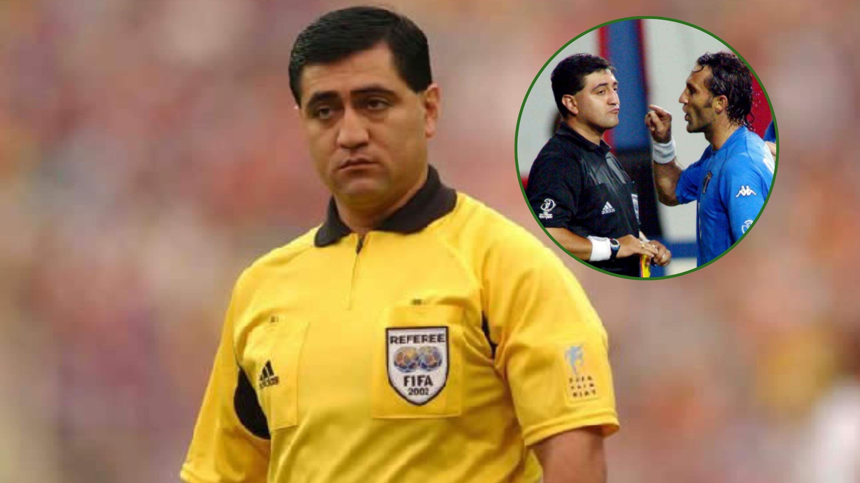 What happened with the referee Byron Moreno, who eliminated Italy against Korea in the 2002 World Cup?