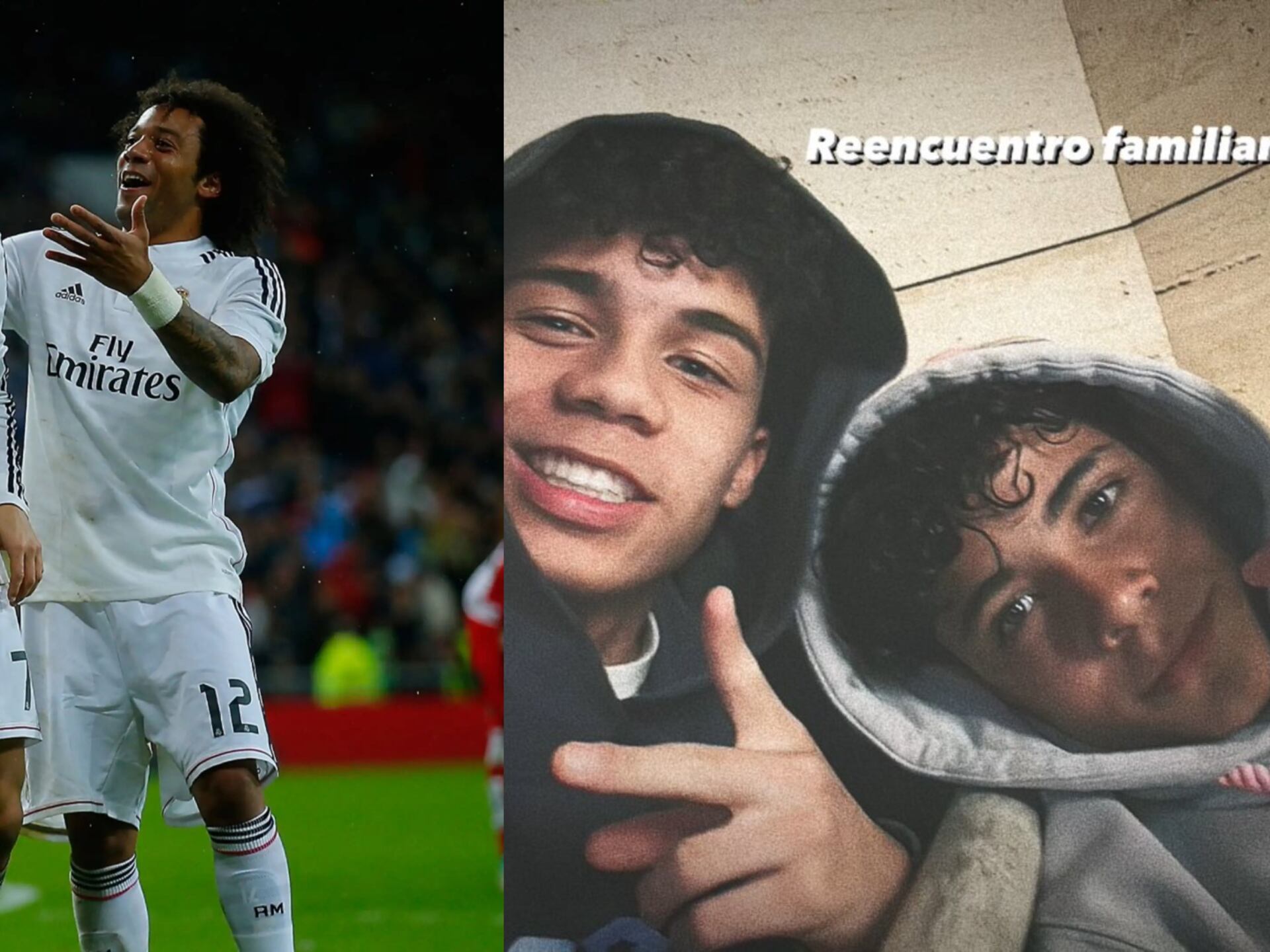 Cristiano and Marcelo were great friends at Real Madrid, what their sons do now