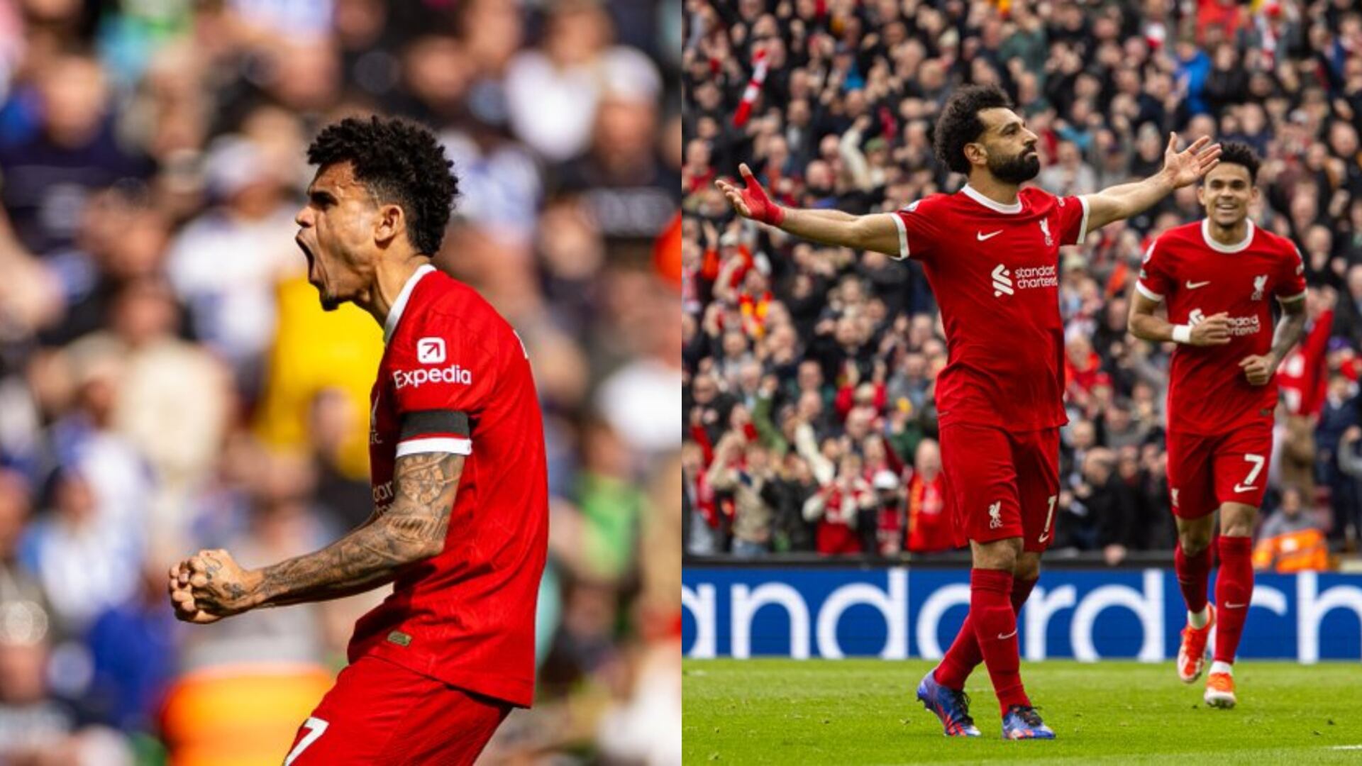 Comeback at Anfield! Diaz and Salah score for Liverpool in a crucial PL game