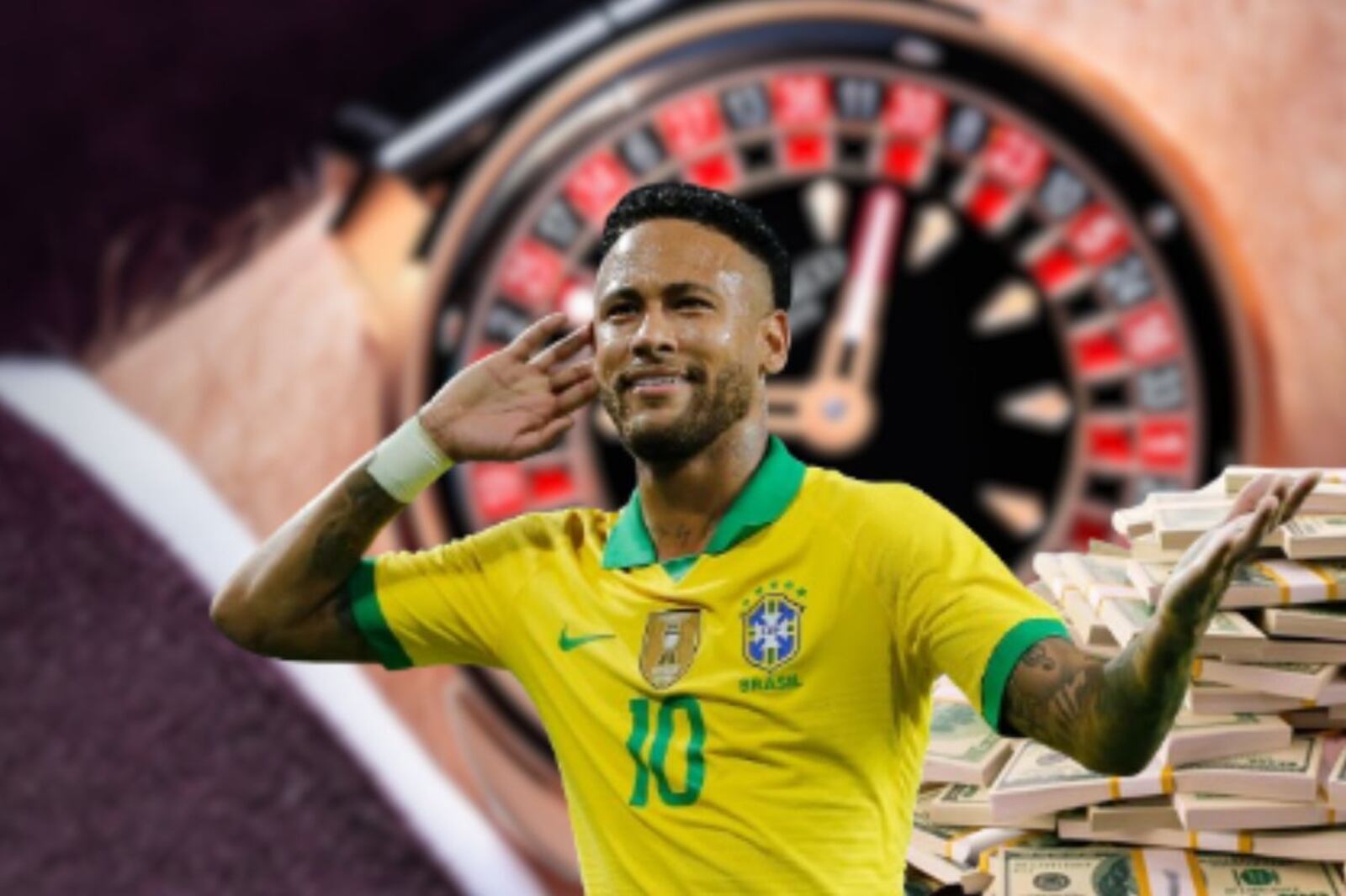 He still out of soccer, but the exclusive watch of Neymar with which he plays Roulette, its millionaire cost