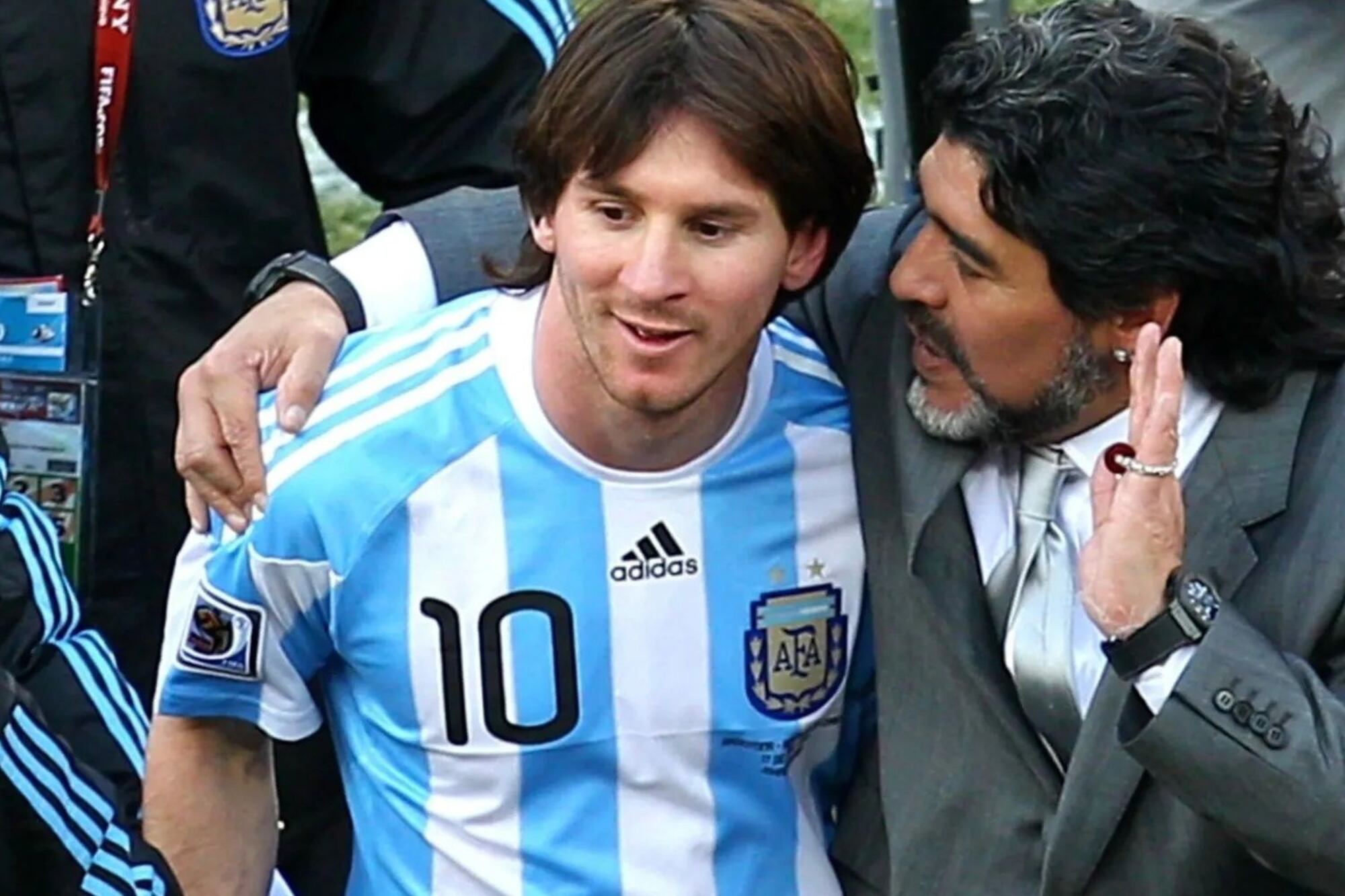 La respuesta de Lionel Messi cuando le preguntaron si ya superó a Diego Maradona