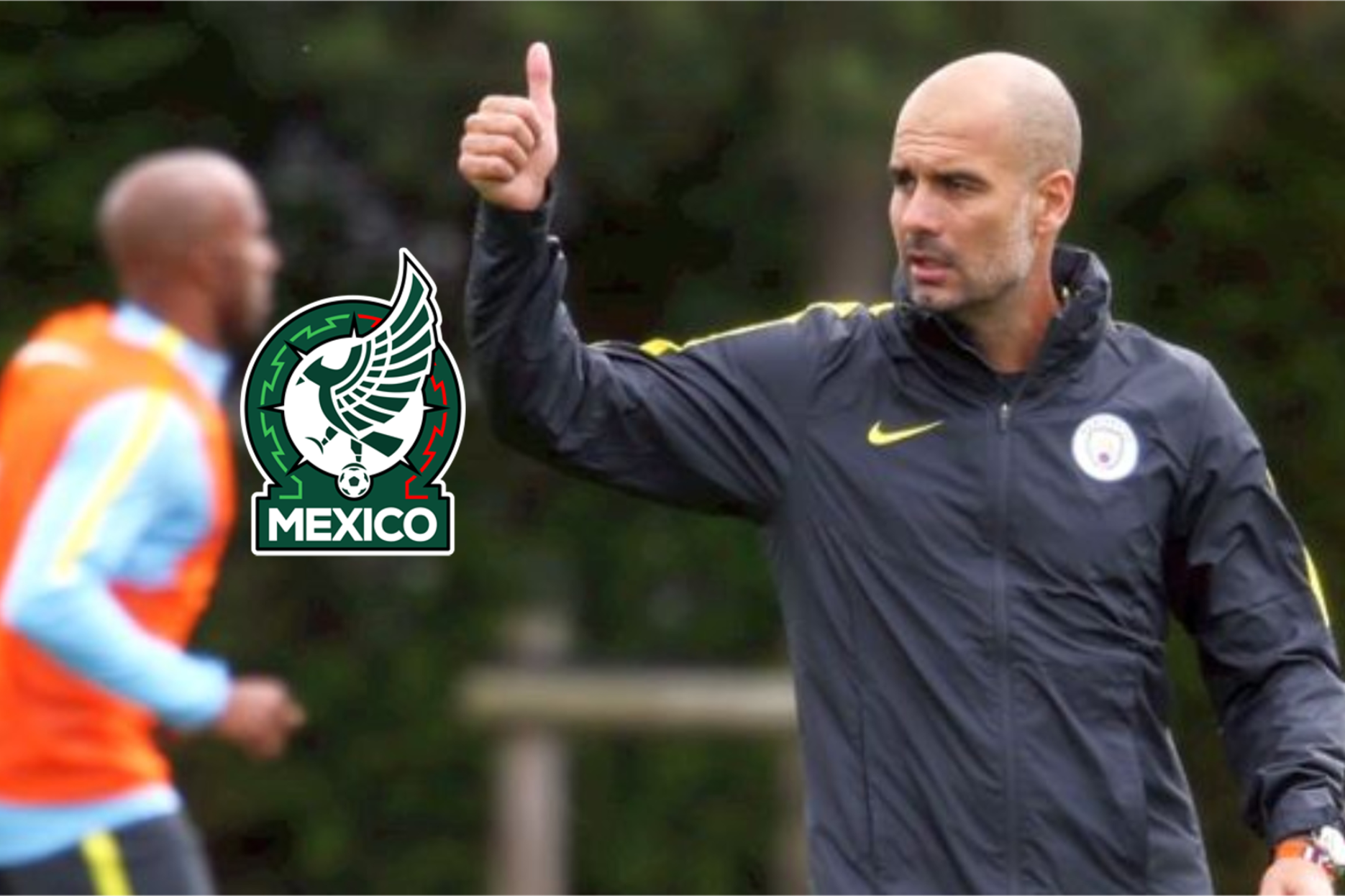 El mexicano llegó al Manchester City y ya entrenó con el 1er equipo