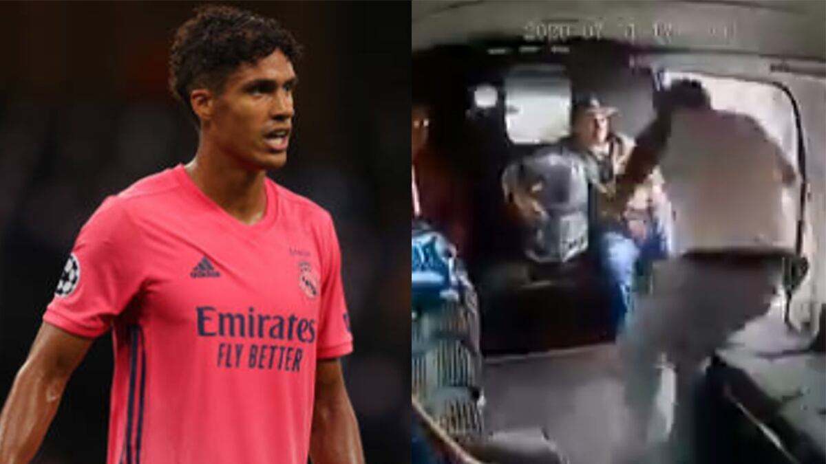 El meme de Raphael Varane y los jugadores del Real Madrid viajando en la combi del asalto en Texcoco