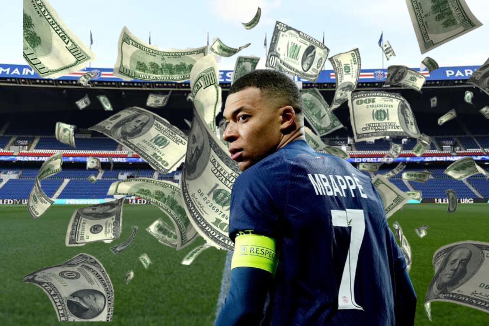 Mbappé makes the most out of top 5 European leagues, his wage compared to others