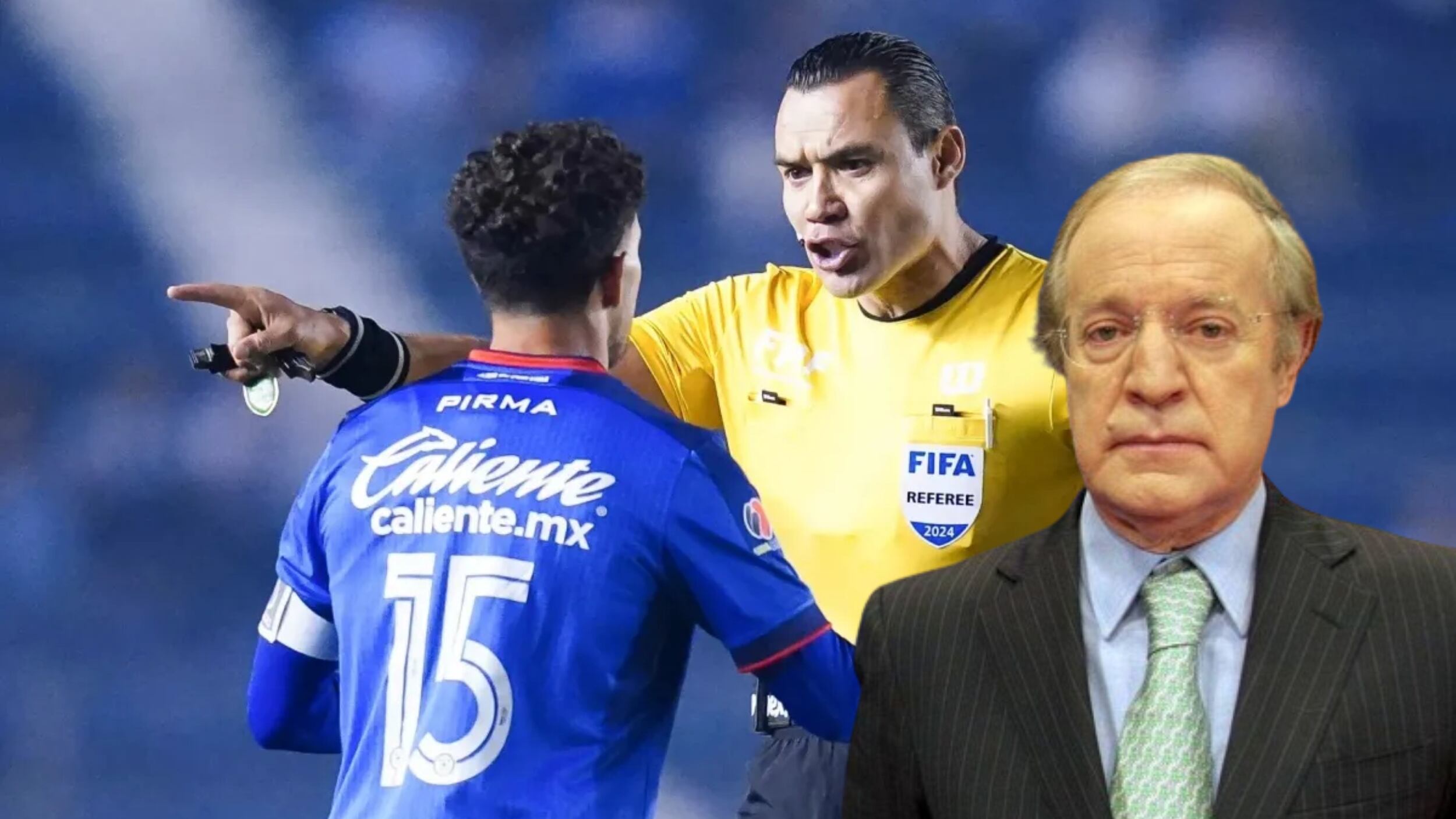 La reacción de Joserra al ver que el Gato Ortiz será el árbitro del Cruz Azul vs América