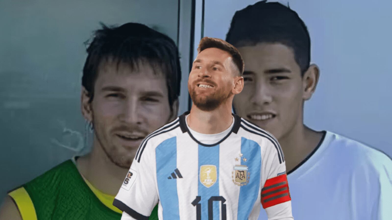Lionel Messi was his idol when he was young, now as a rival he treats him quite badly