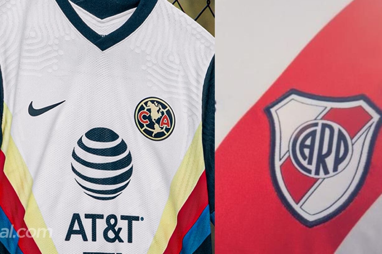 Revelan que parte del nuevo uniforme del América es copia del jersey de River Plate