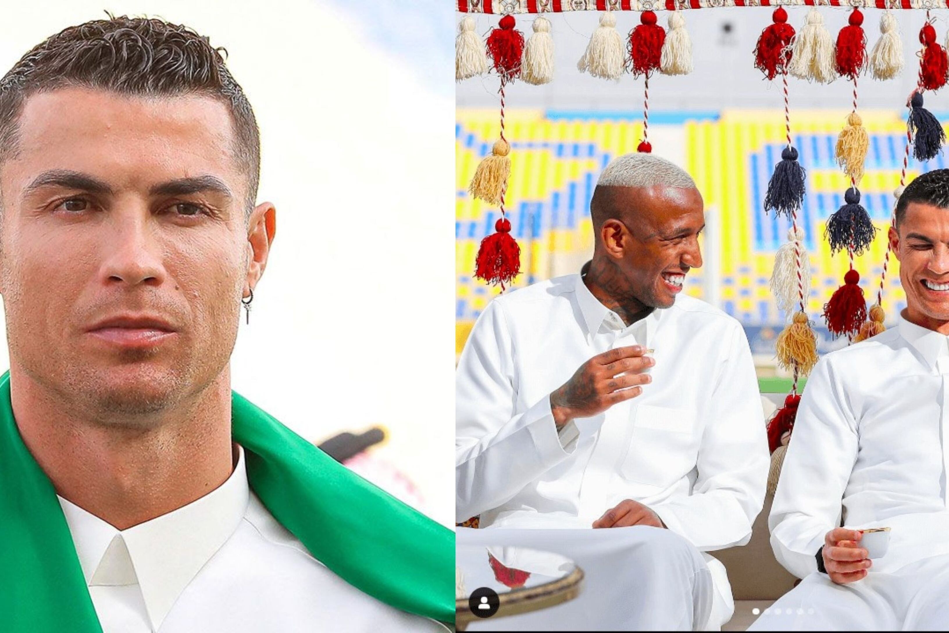 While they talk about the arrival of Messi in Arabia, the Arab ceremony of Cristiano Ronaldo that impressed