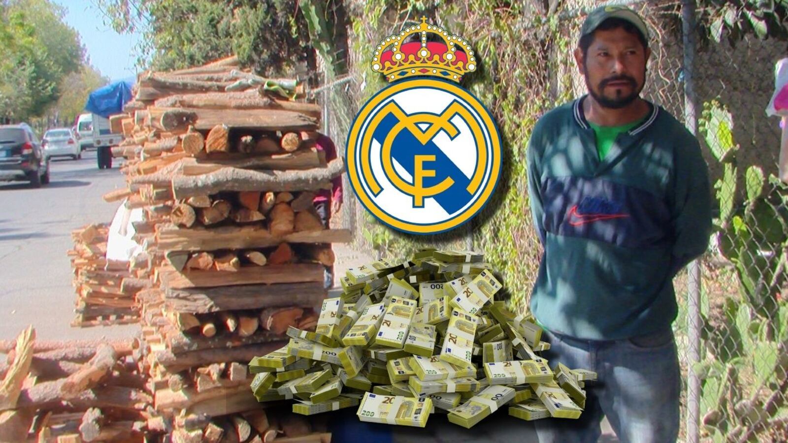 Se ganaba la vida vendiendo leña, hoy cobra 8 millones y en el Madrid ganó Champions