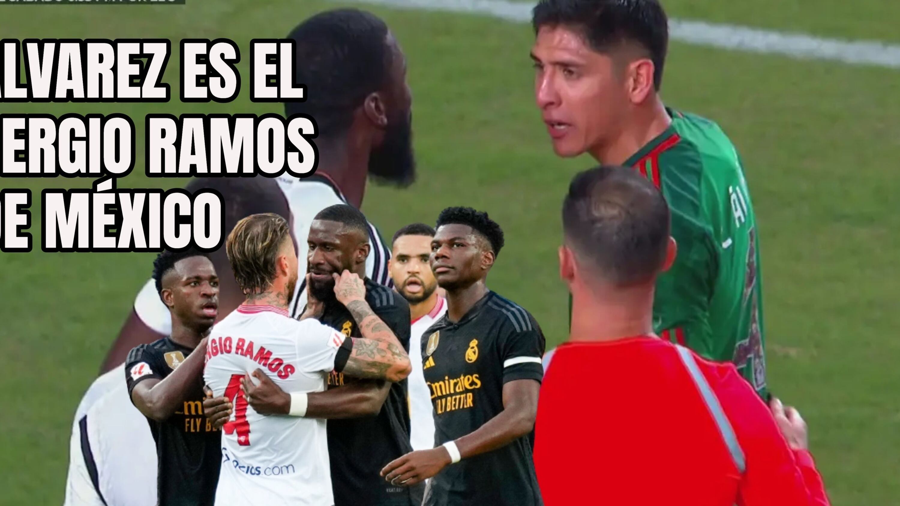 (VIDEO) Edson no arrugó en su momento, la bronca entre Rüdiger y Ramos