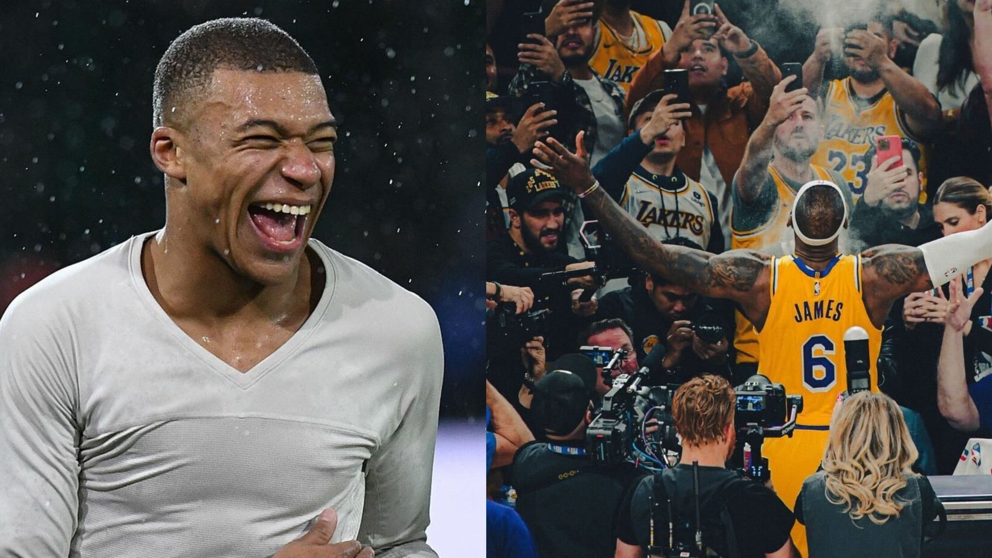They criticize him for his ego, what Mbappe now did with Lebron James after he broke NBA's all time record