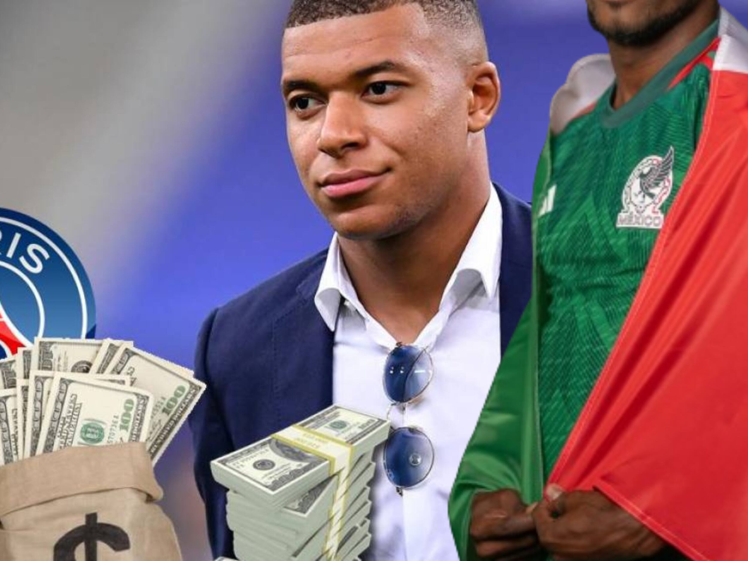 La fortuna que tiene Mbappé, del PSG, a diferencia del jugador más millonario de México