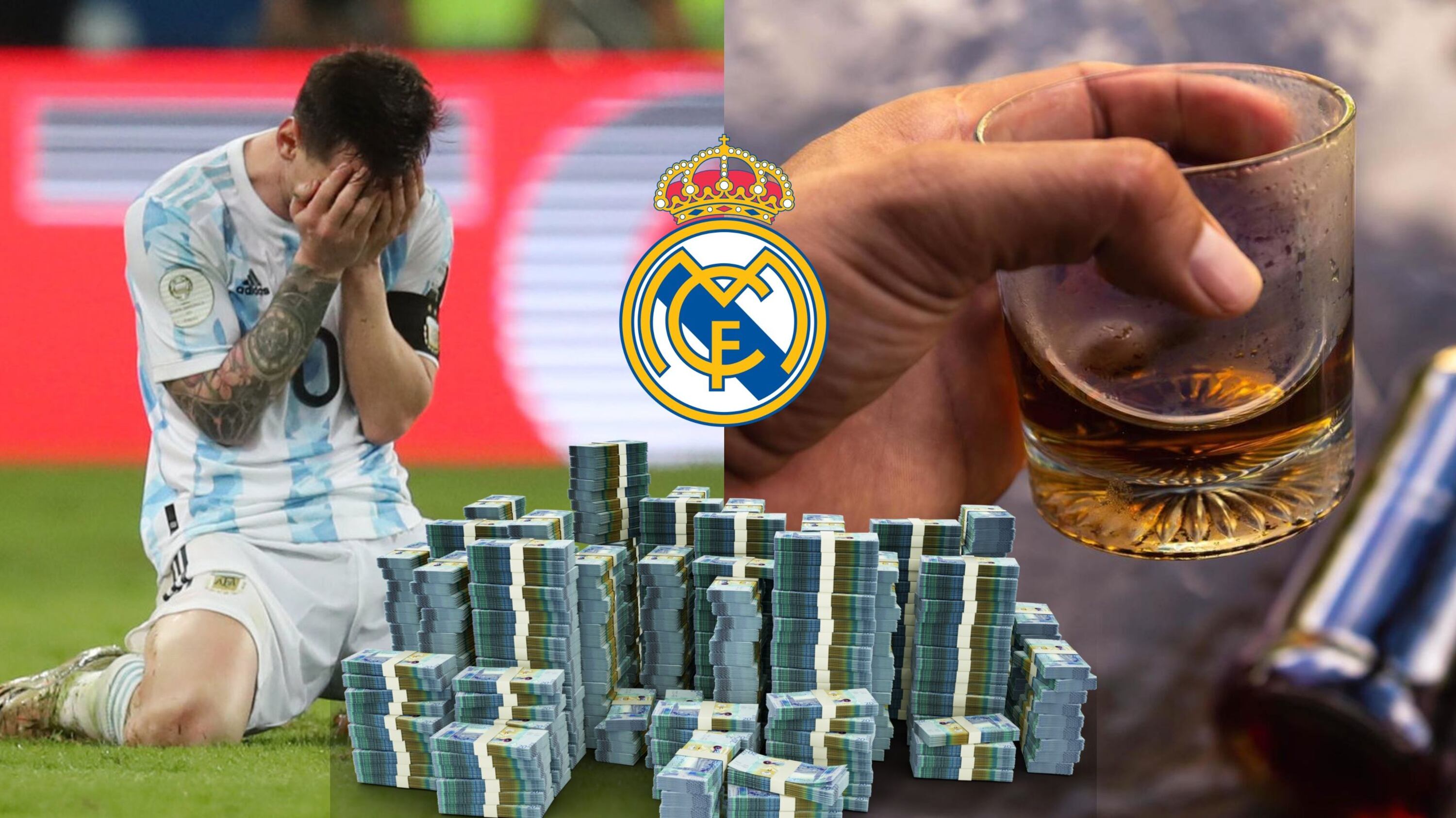 Hizo llorar a Messi y ganó 6 millones en el Real Madrid, ahora vende licor