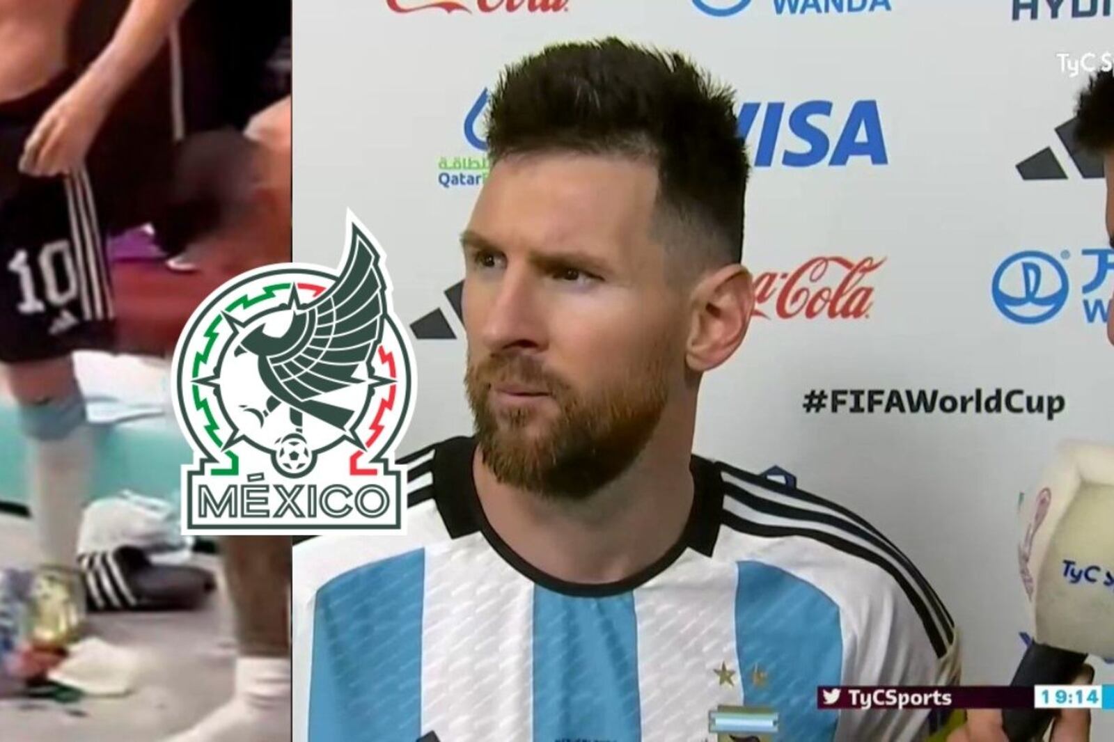 No le bastó con pisar la playera, el nuevo desprecio de Messi a México en Qatar
