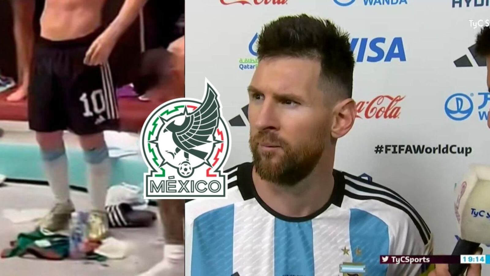 No le bastó con pisar la playera, el nuevo desprecio de Messi a México en Qatar