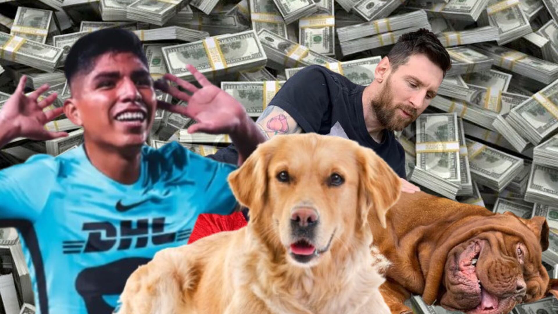 La diferencia de valor entre la mascota de Piero Quispe de Pumas y la de Messi