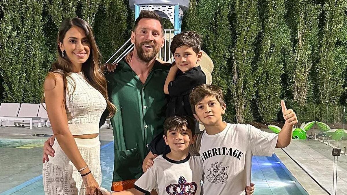 Messi played soccer with his children and Ciro's pirouette revolutionized the networks