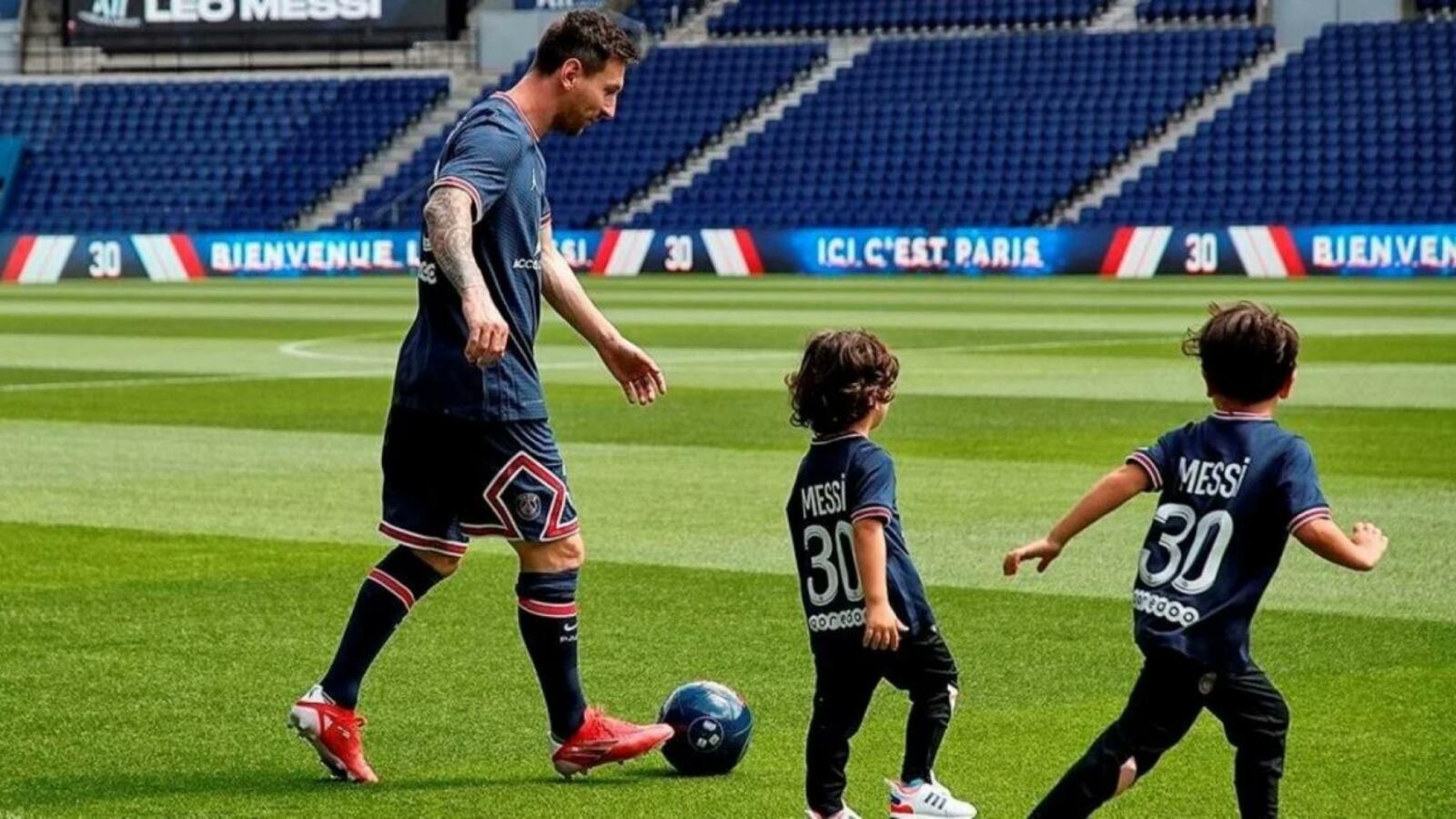 Thiago Messi, Lionel Messi's son is now a member of the PSG youth