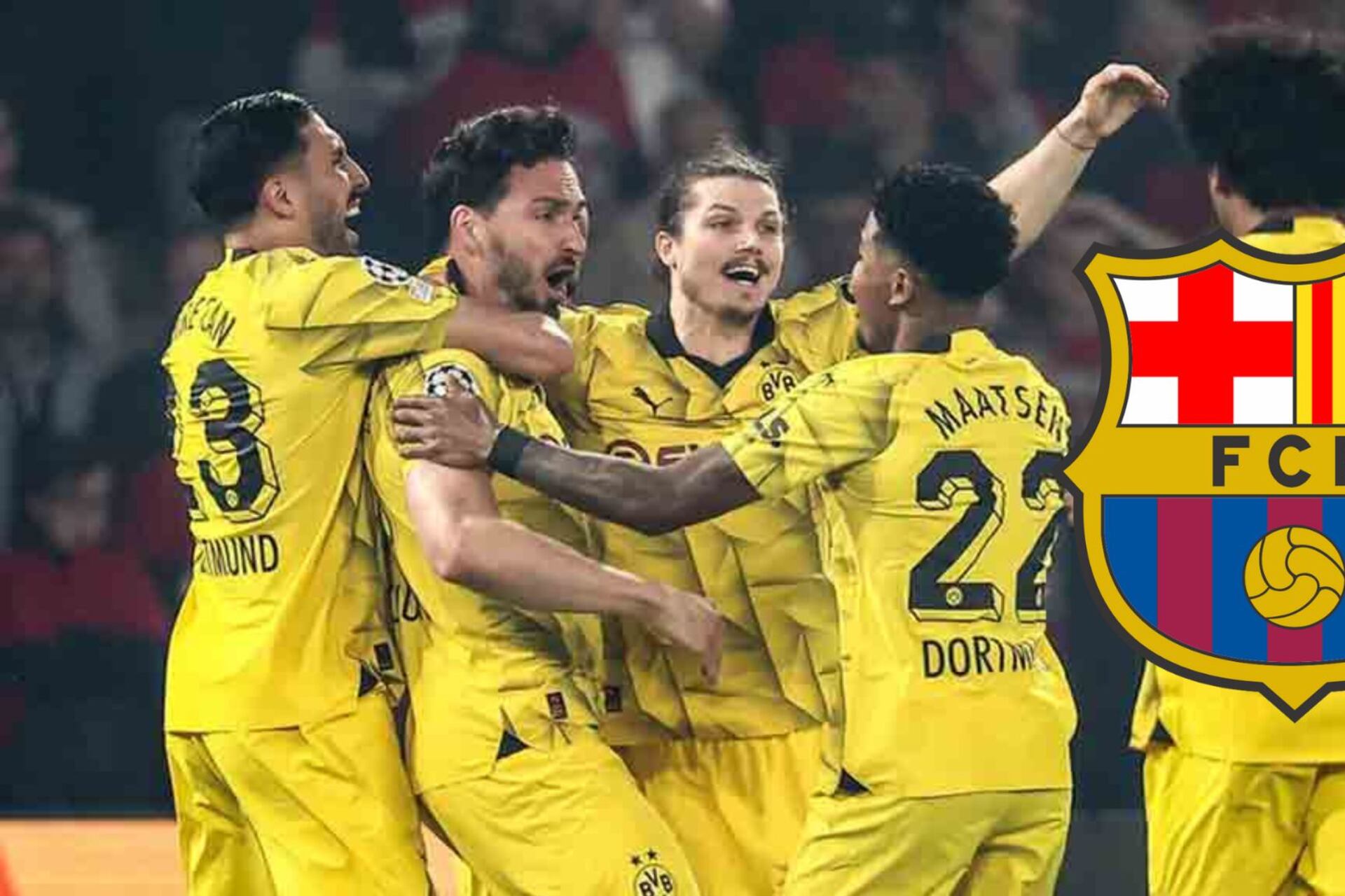 En Barça aplauden, la creativa burla del Dortmund contra el PSG como venganza