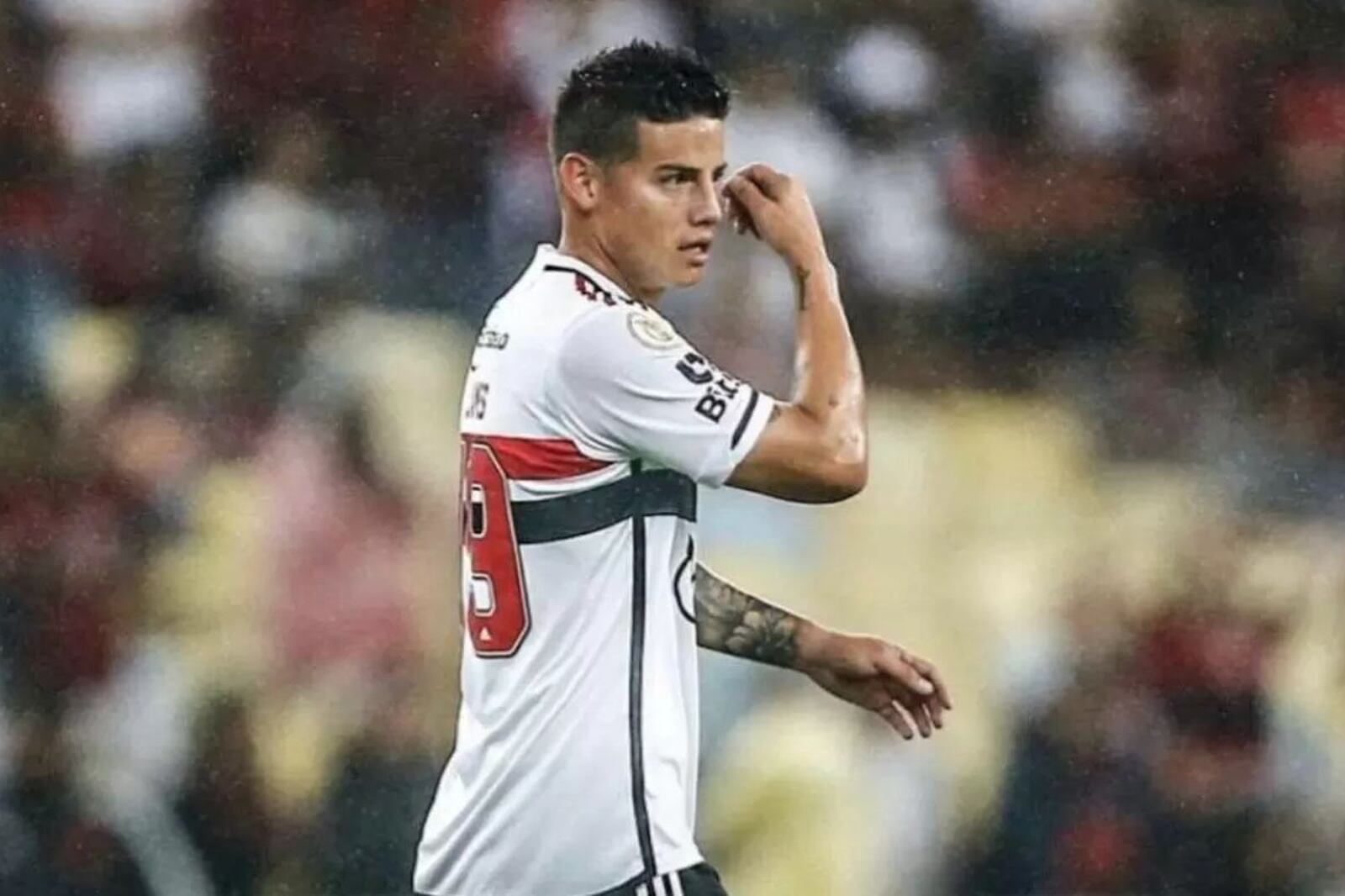 James Rodríguez surprised in his debut with Sao Paulo, this was said in Brazil