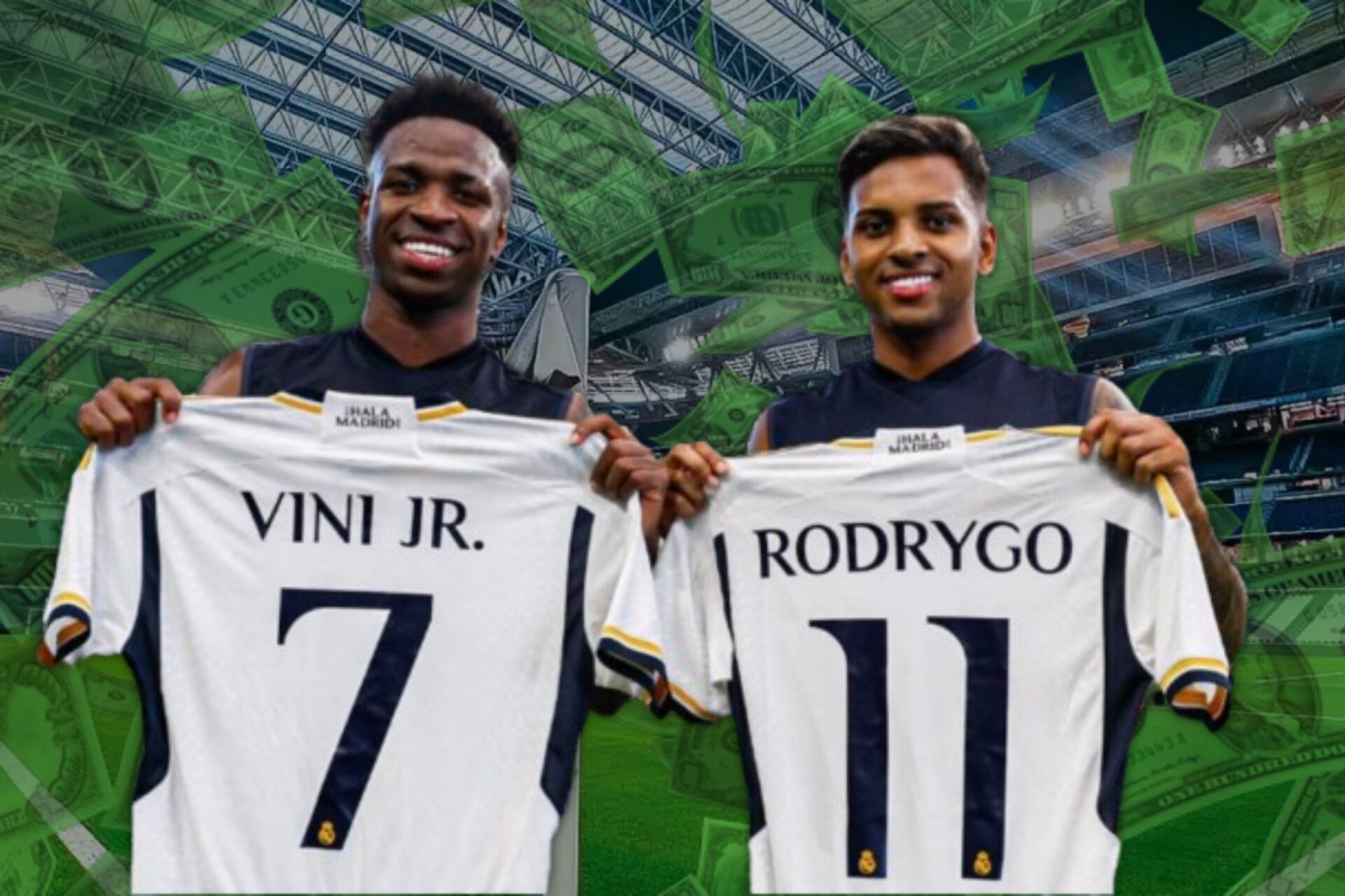 Por Vinicius ofrecen 200 kilos, la mega fortuna que daría el United por Rodrygo