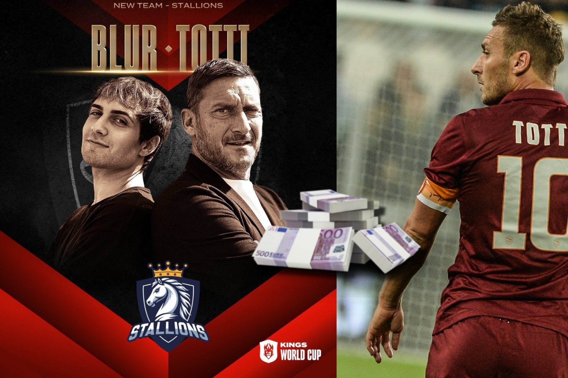El pobre sueldo para Totti en la Kings League, tras ganar 10 kilos en la AS Roma