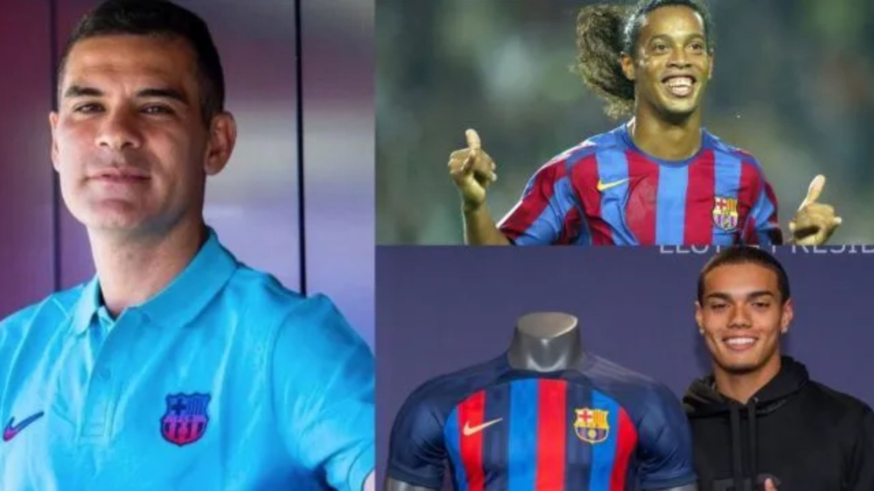 Márquez coaches Ronaldinho's son and that's how it went at his debut in Barcelona