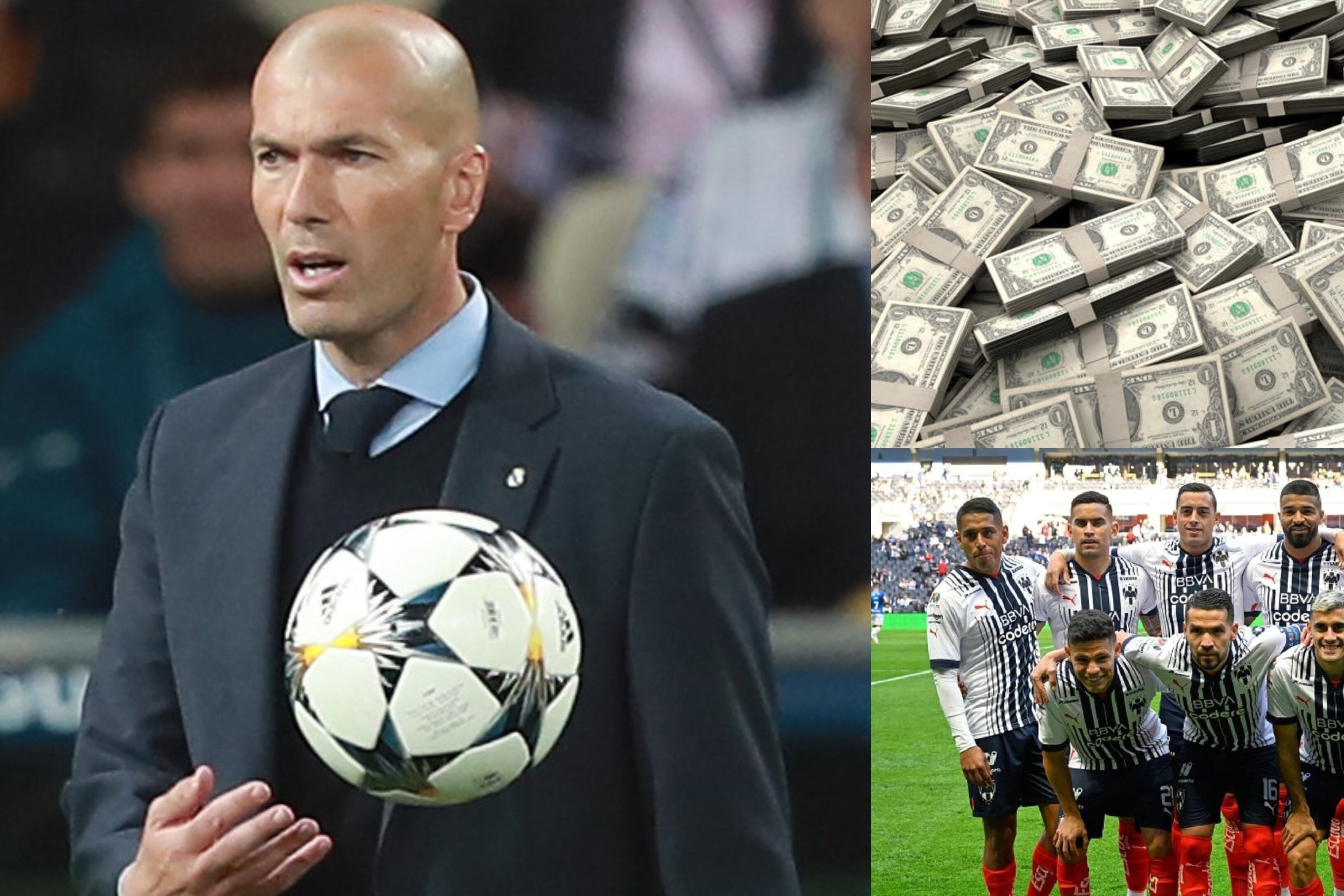 Rayados goes for everything, what they would pay to have Zidane as coach