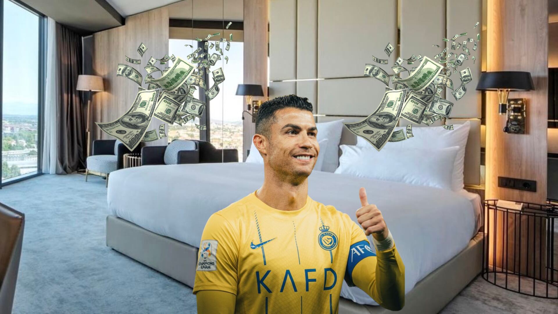 What Cristiano touches turns to gold, the amazing worth of Ronaldo's hotel bed